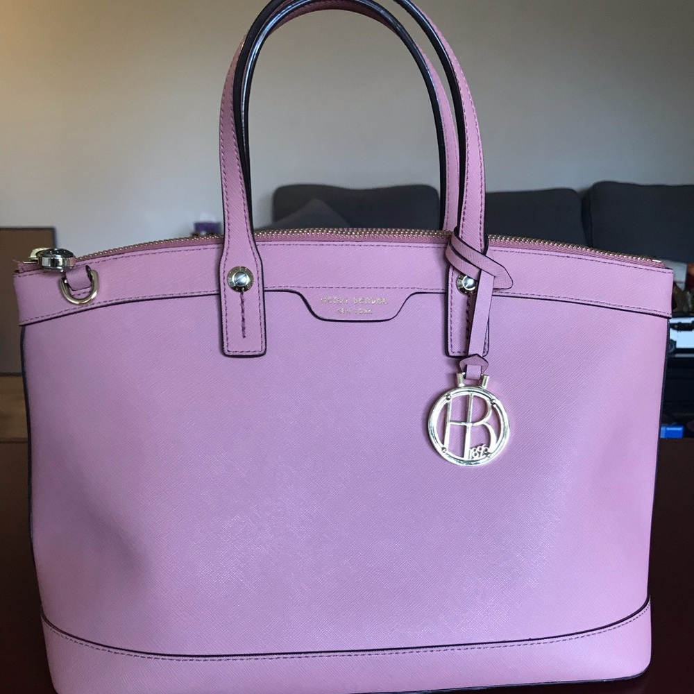 Henri Bendel Pink Large Tote Handbag